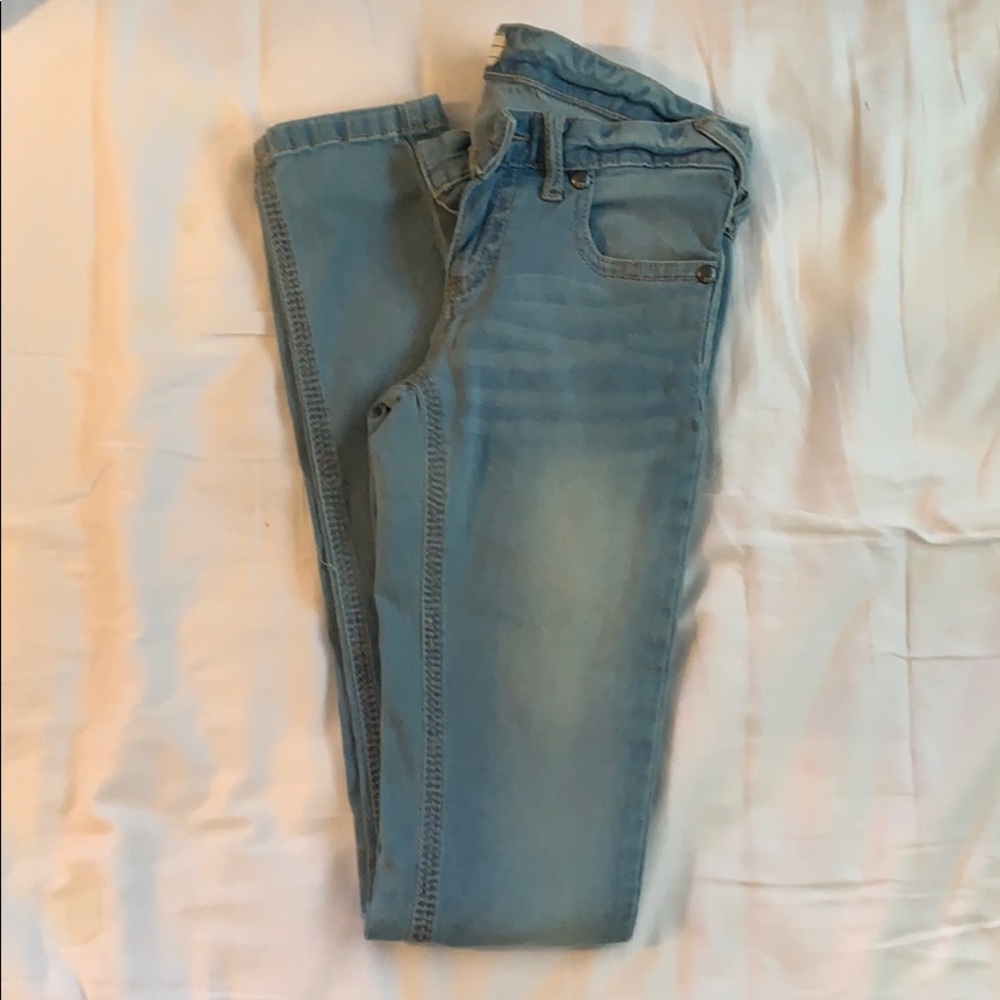Free people washed denim size 25 - low cut